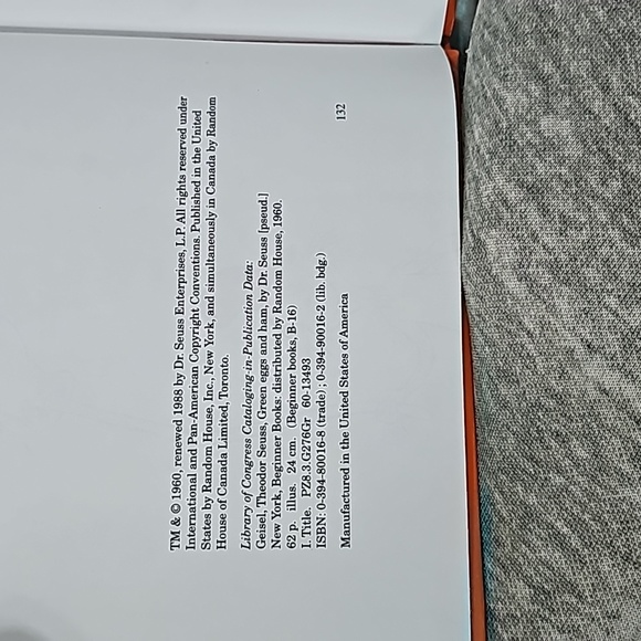 Vintage Dr. Suess Green Eggs and ham - Picture 2 of 3